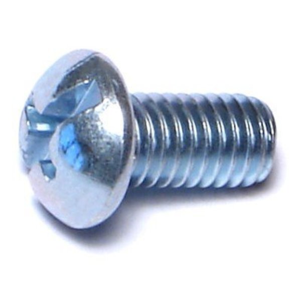 Midwest Fastener #10-32 x 3/8 in Combination Phillips/Slotted Round Machine Screw, Zinc Plated Steel, 100 PK 07676